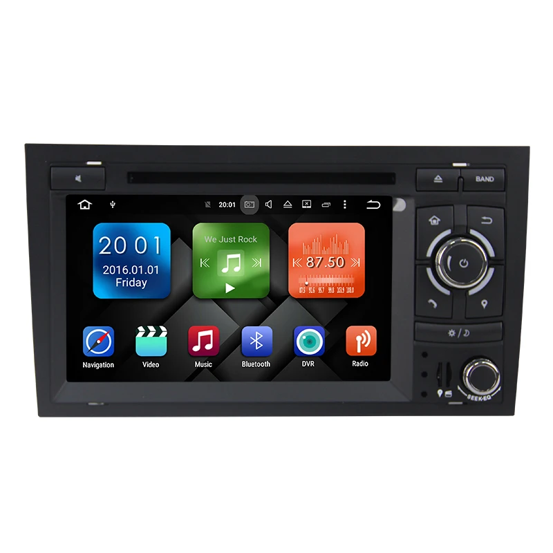 KSAOTU 7 &quotDAB + 4G Android 8 0 автомобильный DVD плеер SD GPS для Audi A4|Мультимедиаплеер авто| |