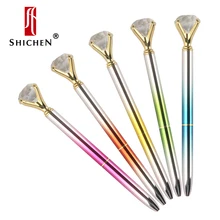 Shichen A011 большие алмазные металлические подарочные шарики точечная ручка для леди, школы или свадебный подарок перо