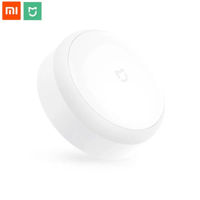 Ночной Светильник Xiaomi Mijia с датчиком движения и регулировкой яркости, умный инфракрасный IPR светодиодный светильник, 3 AA батареи для детей и пожилых людей