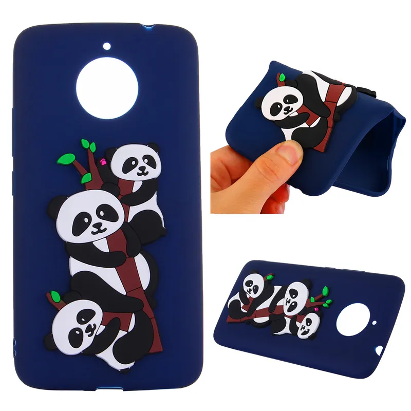 

For Moto E4 Plus XT1771 XT1773 Panda Case Cute Panda Silicone TPU Skin Soft Back Cover Case for Motorola E4 Plus Soft Cover