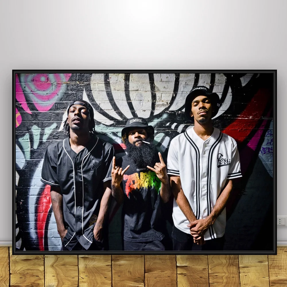 Flatbush ZOMBiES Art Silk Fabric Psychedelic Poster Print Classic Wall Home