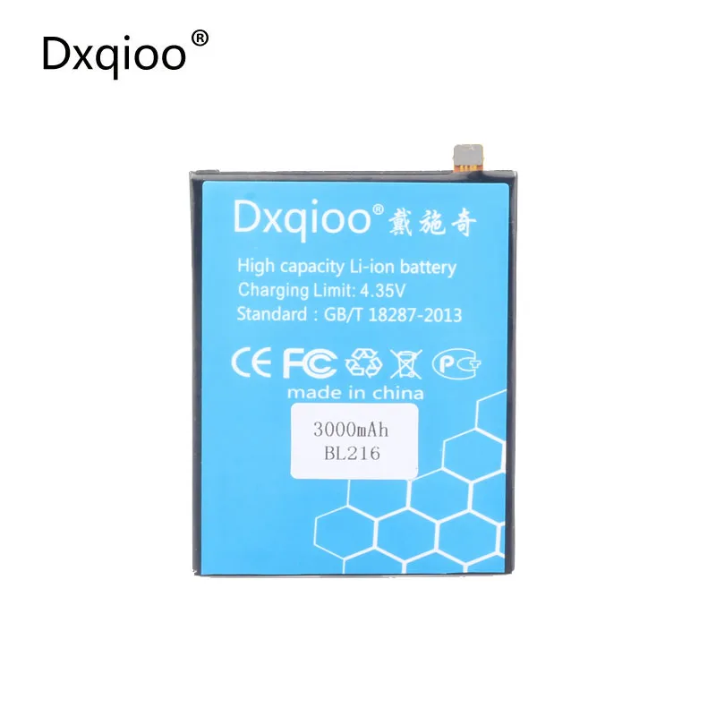 Dxqioo bl216 батареи пригодный для Lenovo VIBE Z K910 k910e 3000 мАч батареи|3000mah battery|battery for lenovobattery |