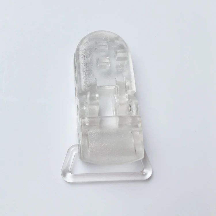 5pcs Transparent 5 шт. пластиковый зажим для DIY силиконового зубопрорезывателя соска цепь 20 мм детская соска зажимы подвески Зажим дети пустышка держатель - Цвет: 5pcs Transparent