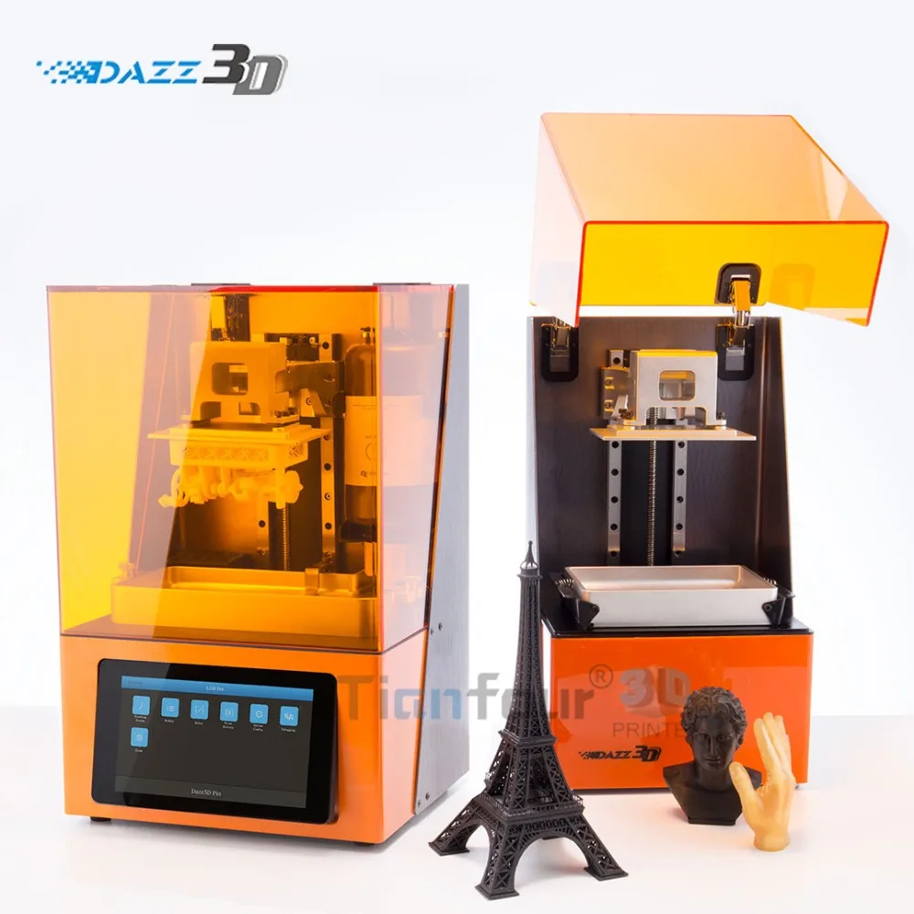 

Dazz 3D most advanced LCD SLA 3D printer high precision quality dlp 3d Impresora for Jewelry dentistry precision parts models