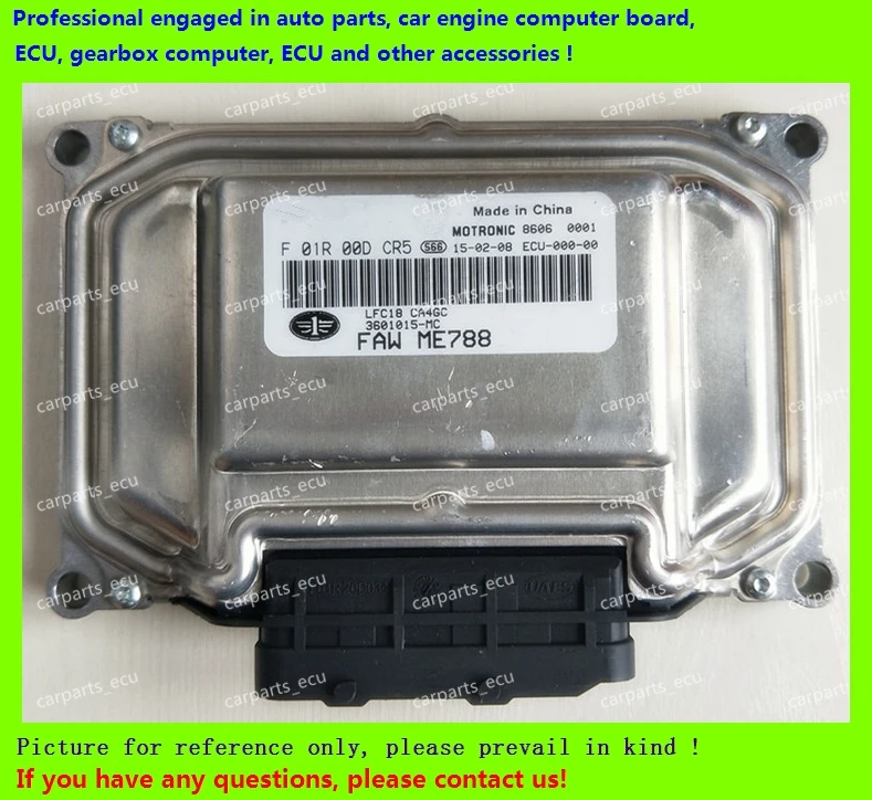 

For F01R00DCR5/F01RB0DCR5 3601015-MC ME788 FAW car engine computer board/ECU/Electronic Control Unit/Car pc