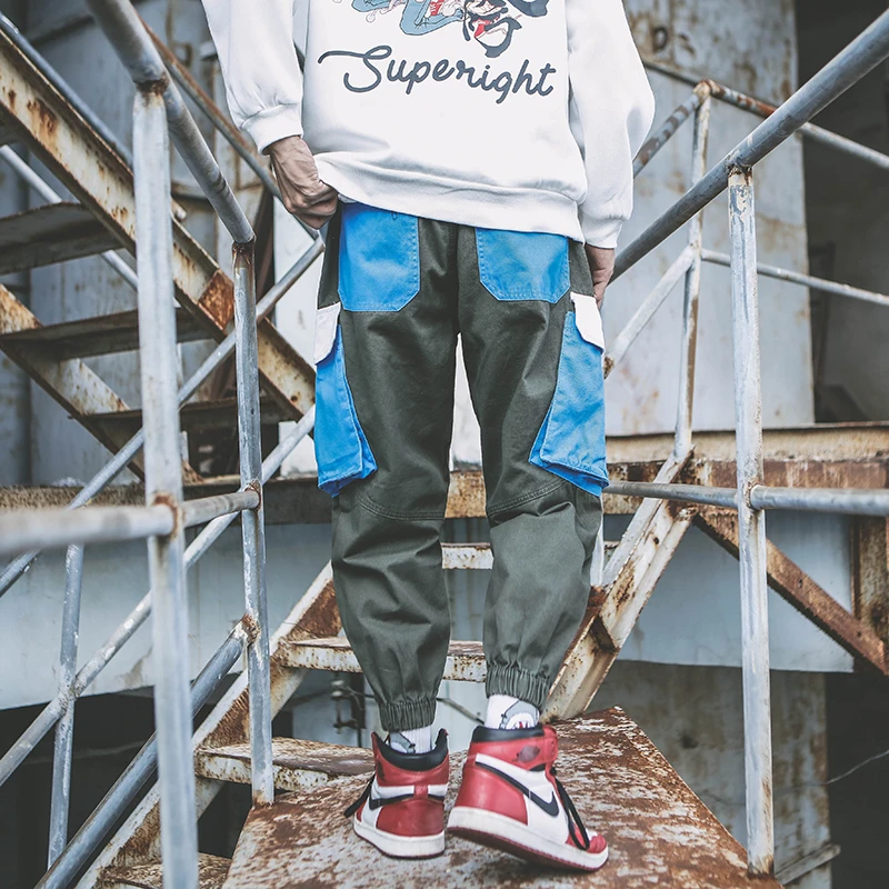 01-5 SharkPrint Joggers streetwear hip hop pants men
