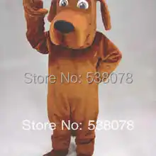 Лучшая цена коричневый Bloodhound собака Маскоты костюм для взрослых Размеры персонажа из мультфильма Маскоты наряд костюм нарядное платье sw707