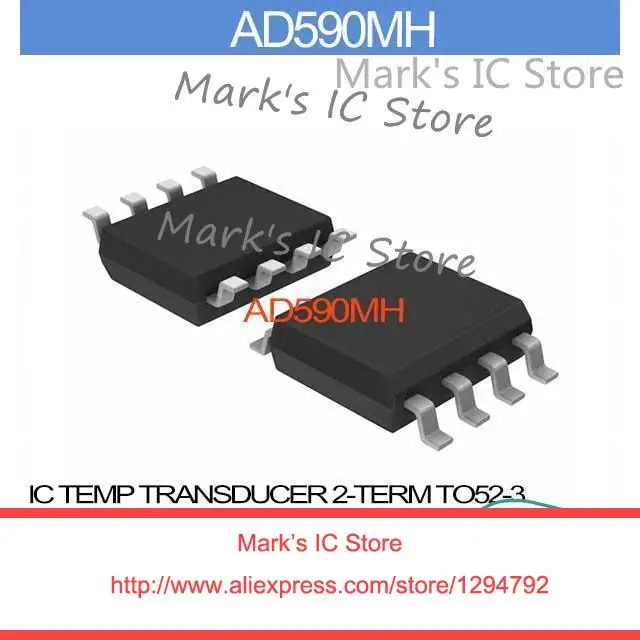 AD590MH IC TEMP TRANSDUCER 2 TERM TO52 3 AD590M Inc 590 AD590 590M AD59