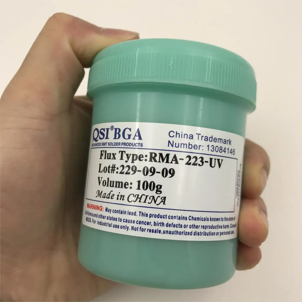 Бесплатная доставка 100 г пастообразный флюс для BGA PCB паста без очистки/SMD пайки rma