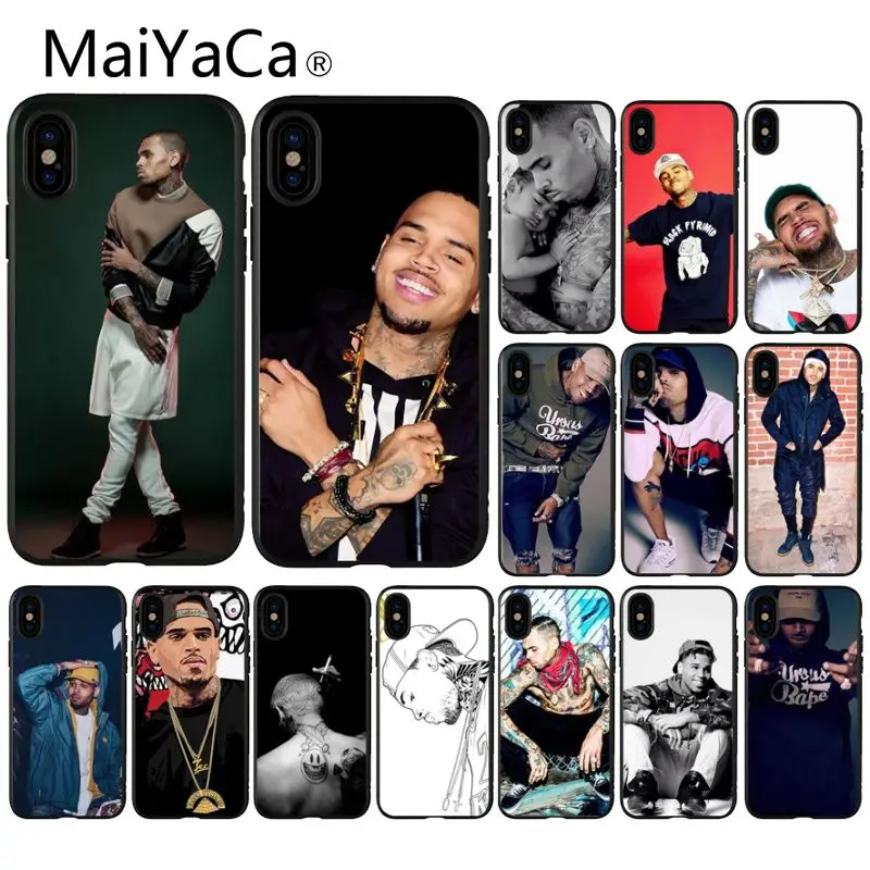 

MaiYaCa Chris Brown Breezy Customer High Quality Phone Case for iPhone 8 7 6 6S Plus 5 5S SE XR X XS MAX Coque Shell