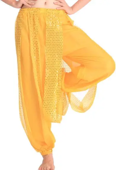 Дешевые племенные штаны-шаровары для танца живота для женщин 9 цветов NMMP33 - Цвет: as picture
