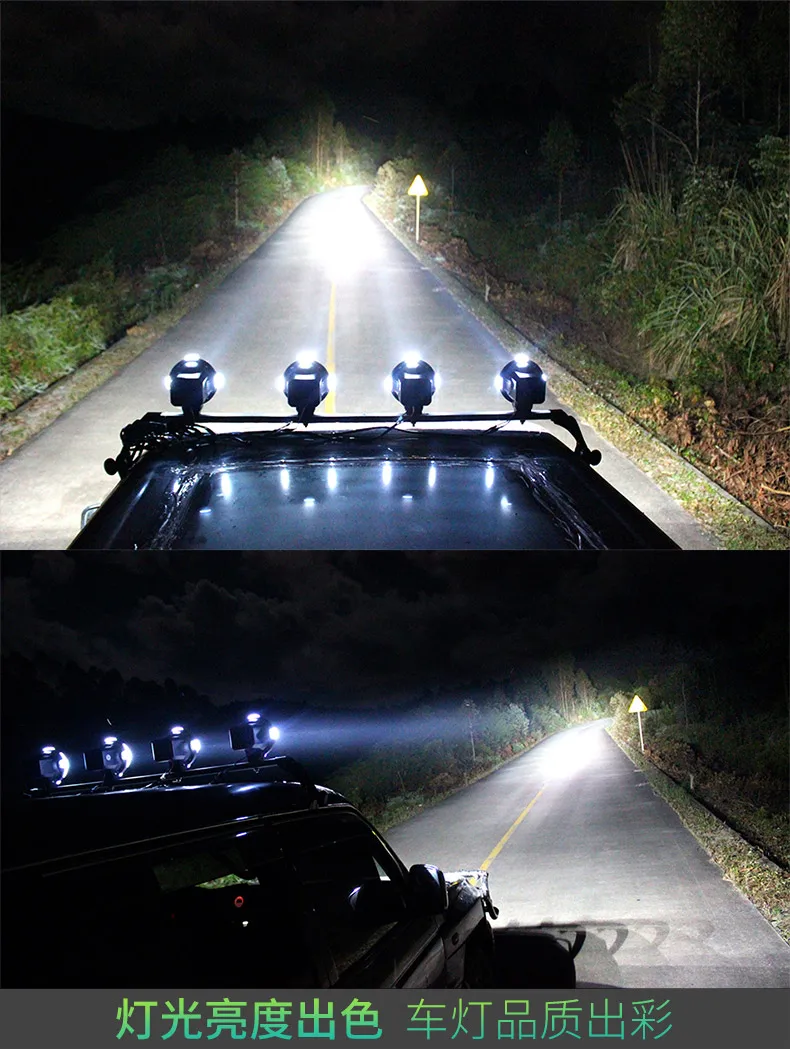 Скуэр 55 Вт 9 дюймов внедорожных 6000 К spotlight hid ксеноновая лампа супер яркий