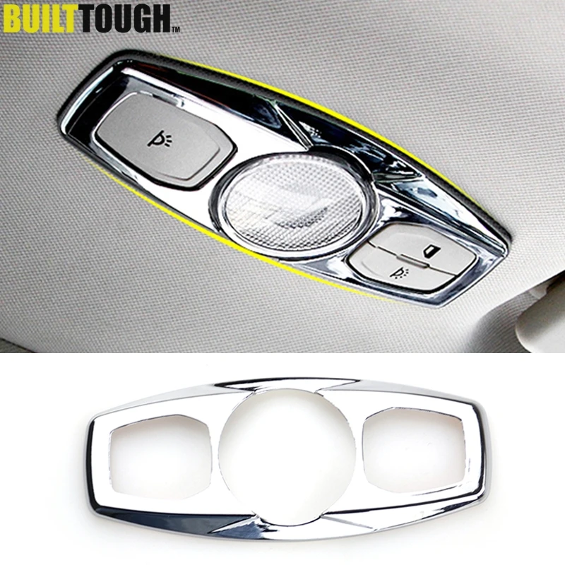 

FOR FORD ESCAPE KUGA 2013 2014 2015 2016 2017 CHROME MAP READING LIGHT ROOF LAMP SWITCH TRIM COVER PANEL FRAME GARNISH BEZEL
