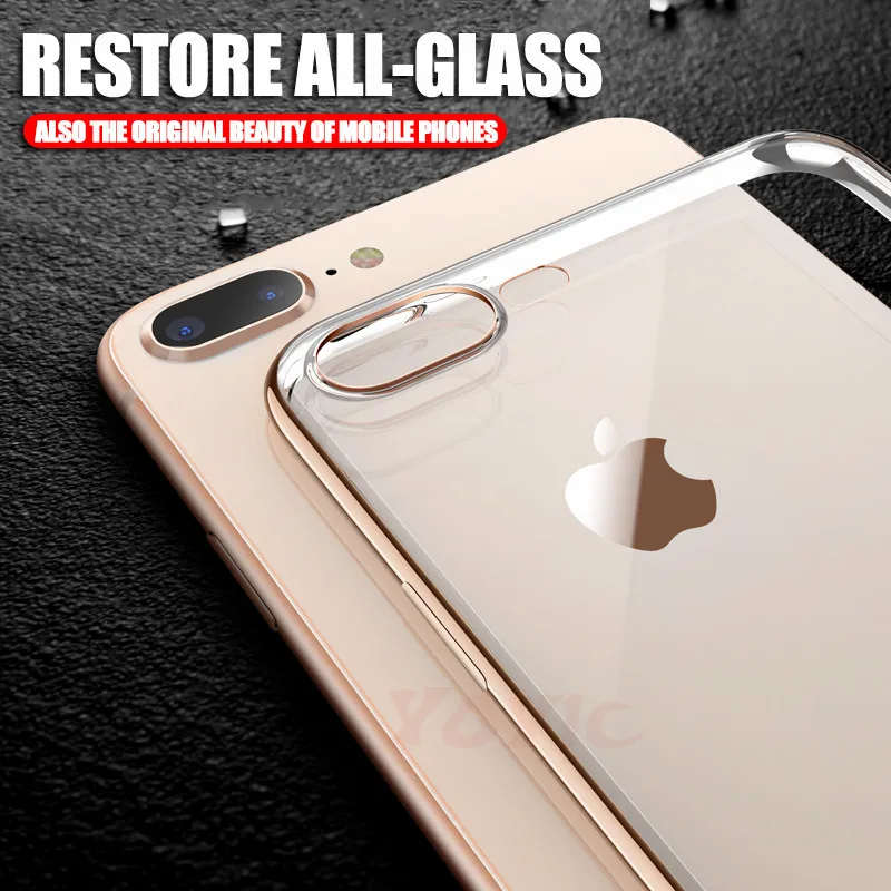 

Luxury Soft TPU Silicone Shockproof Case For iPhone X Case 5 5s SE Back Phone Cover For iPhone X 6 7 8 Plus 6s 7Plus Case