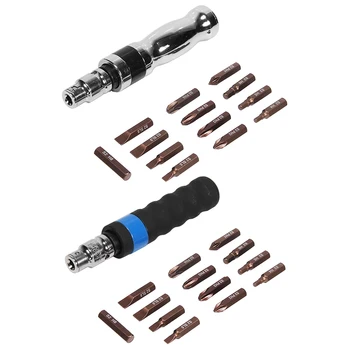 

14pcs Screwdriver Bits Broken Screw Extractor Industrial Grade Impact Batch Sleeve Multi-Functional Percussion Screwdriver Sets