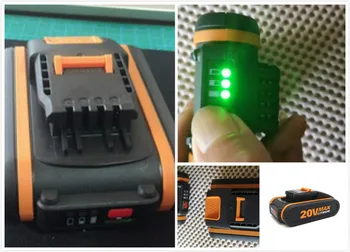 

LED 20V Battery 2500mah Li-ion for Power Tool Worx WX390/WX176/WX166.4/WX372.1 WX800/WX678/WX550/WX532/WG894E WG629E/WG329E/WG2