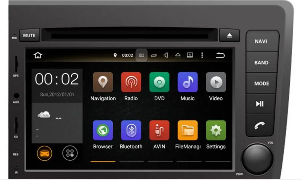 Android9 автомобильный DVD CD плеер autostereo GPS навигация для VOLVO S60 V70 XC70 2000-2004 авто радио
