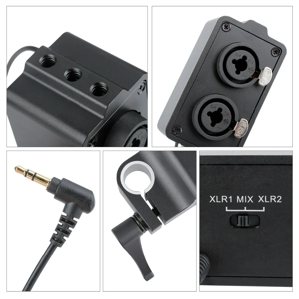 BOYA BY MA2 двухканальный XLR аудио смеситель Canon Интерфейс для Беспроводной микрофон