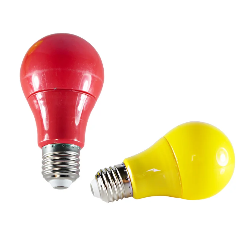 yellow and red low voltage bulb 2