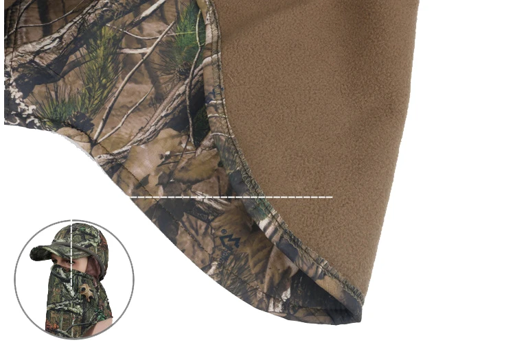 Chapéu de Inverno ao ar Livre do Velo com Capuz Refire Engrenagem Cabeça Máscara Balaclava Camo Gorro Knit Cap Tático Masculino Caminhadas Earmuffs Caps 9 Ar Livre do Velo Com Capuz Máscara