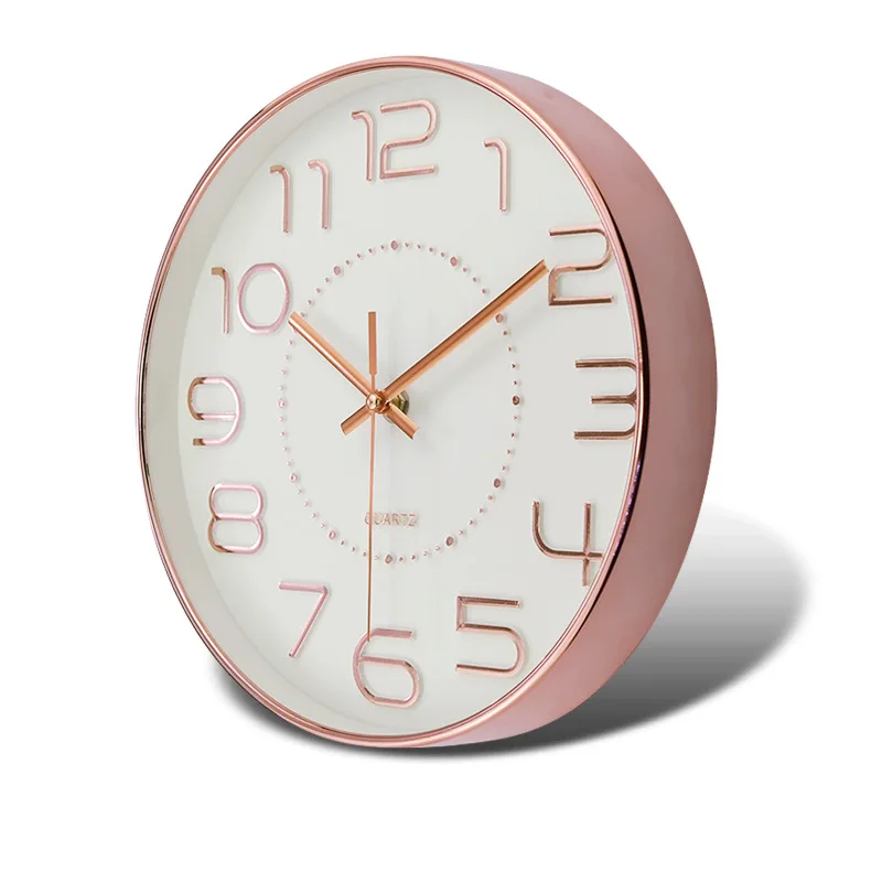 10 дюймов немой оригинальность настенные часы Современная лаконичная мода спальня кварцевые часы гостиная часы и часы Wag-on-the-Wall