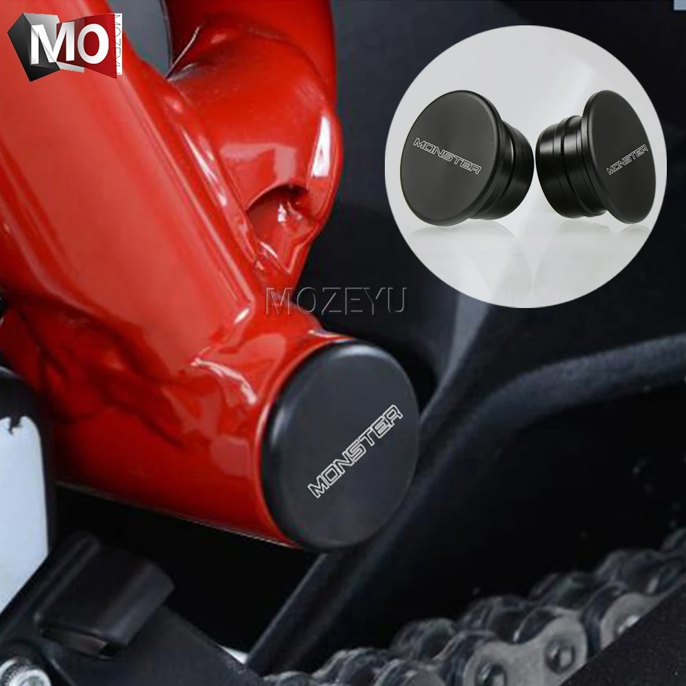 

For Ducati MONSTER 797 2017-2018 Motorcycle Accessories Frame Plug Kit Hole Cover Decor Decoration Swing Arm Hole Caps Set