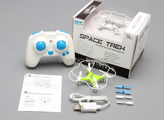 Free Shipping New Arrival M9912 4 CH 2 4GHz Mini Nano RC UFO Quadcopter with 6