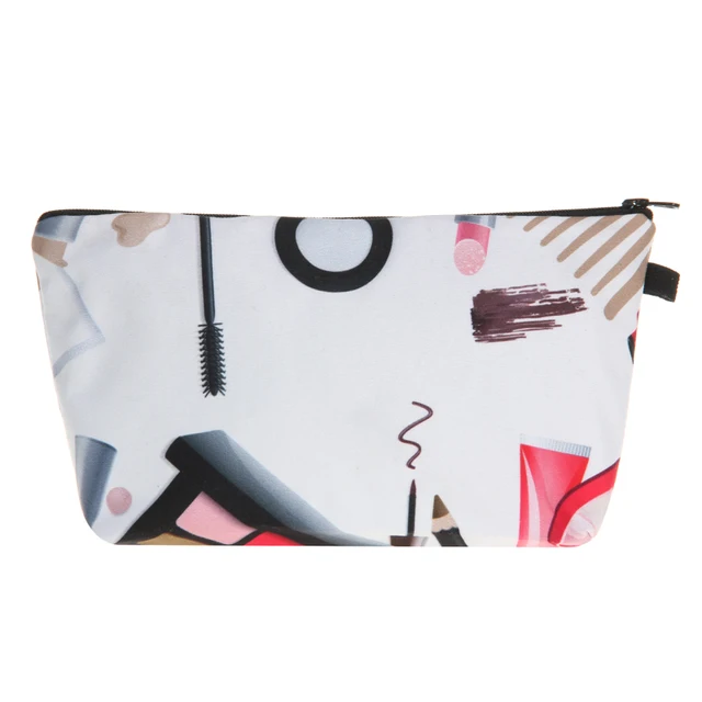 Jom Tokoy Printing Makeup Bags With Multicolor Pattern Cute Cosmetics Pouchs For Travel Ladies Pouch Women Cosmetic Bag -