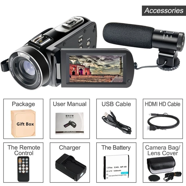 Extraordinary Offers Free Shipping Hot Wifi Camcorder Full HD 1080P 30FPS Portable Digital Video Camera with External Microphone (HDV-Z20) Extraordinary Offers Free Shipping Hot Wifi Camcorder Full HD 1080P 30FPS Portable Digital Video Camera with External Microphone (HDV-Z20)