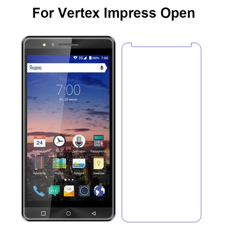 LCD Front Film Screen Protector Vertex Impress Open Safety