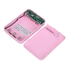 5V 1A 3 USB интерфейс 3*18650 Мобильный Внешний аккумулятор зарядное устройство для мобильного телефона DIY чехол для iPhone xiaomi с светодиодный светильник