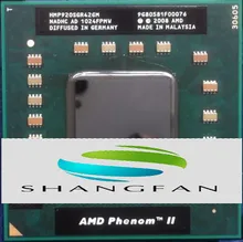 Ноутбук Процессор AMD P920 HMP920SGR42GM 1,6 ГГц Dual core 2 МБ 4 ядра разъем S1 (S1g4) PGA638