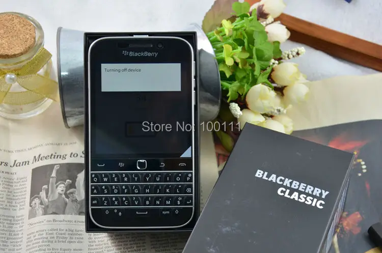refurbished iphone Original BlackBerry Classic Q20 cell Phone unlocked Dual core 2GB RAM 16GB ROM 8MP Camera AZERTY Keyboard, Free Shipping backmarket phones