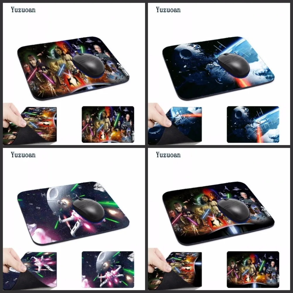 Yuzuoan Custom support Star Wars Computer Gaming Mouse Pad Mousepads Decorate Your Desk Non Skid