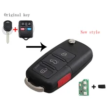 3+ 1 кнопки флип автомобиля дистанционного ключа 315 МГц дистанционного Fob для Ford F250 F350 Escape Exursion CWTWB1U331 ID63 80 бит чип