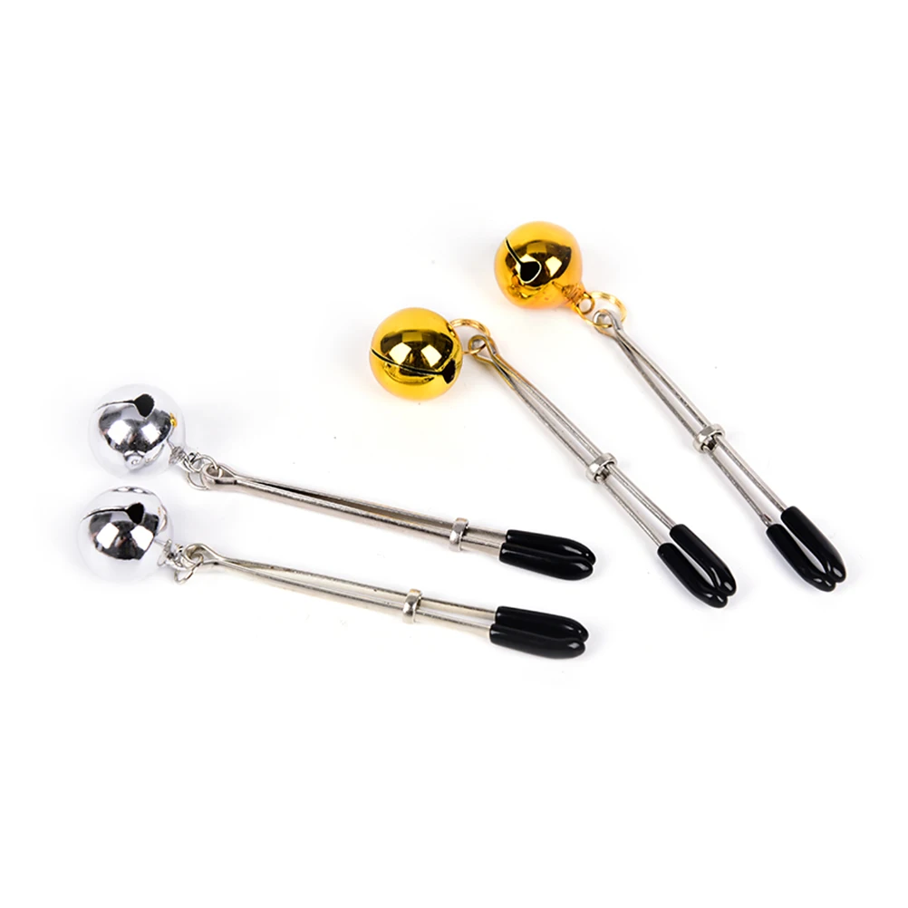 

1 Pair Party Nipple Clamps with Jewelry DIY Decoration Adjustable Breast Labia Clips Clit Clamp Erotic Product for Couples