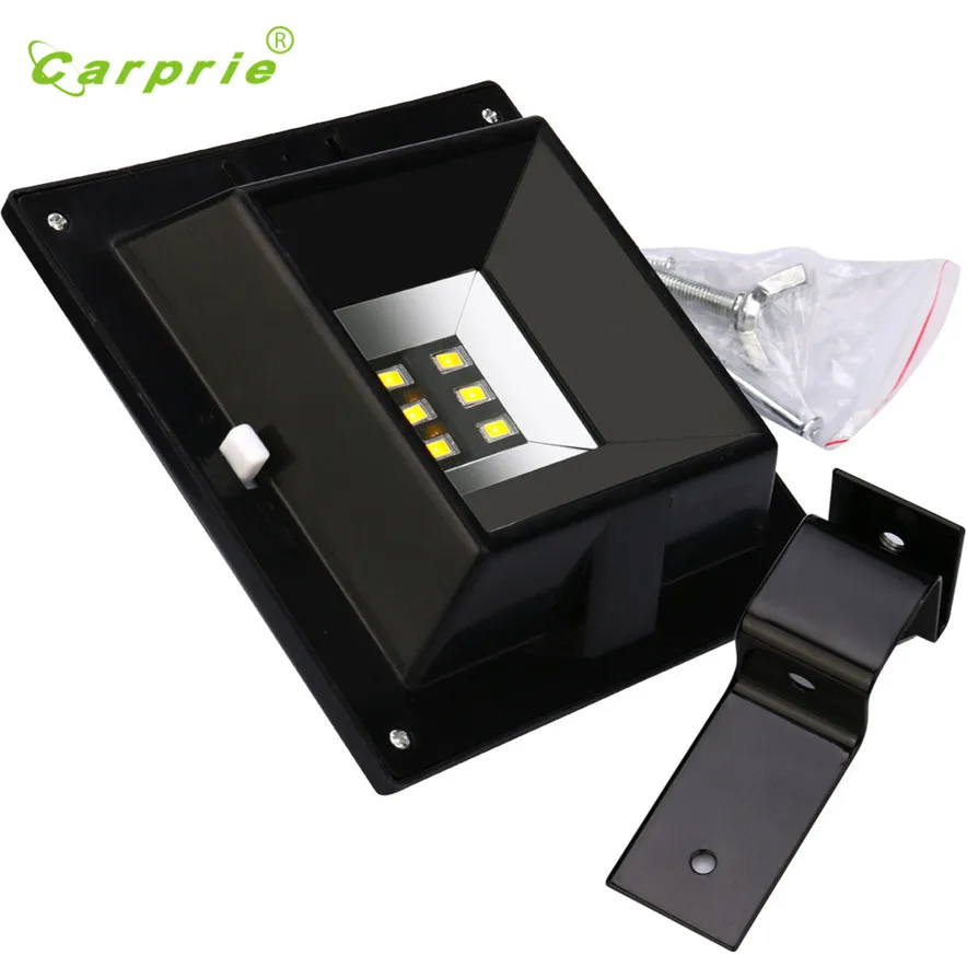 

6 LED Solar Powered Gutter Light Outdoor/Garden/Yard/Wall/Fence/Pathway Wall Lamp l70703