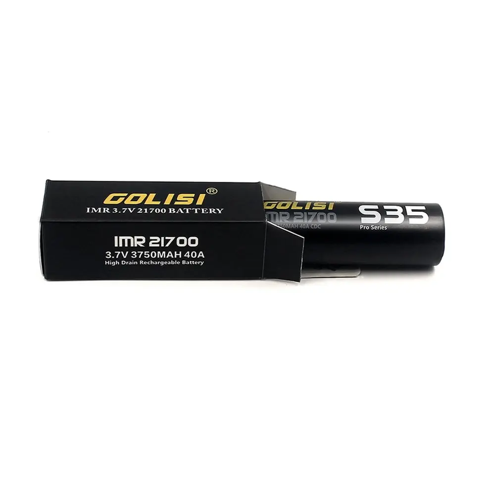 GOLISI S35 1 шт. 21700 3,7 в 40A 3750 мАч аккумуляторная батарея для сигарет мод/комплект