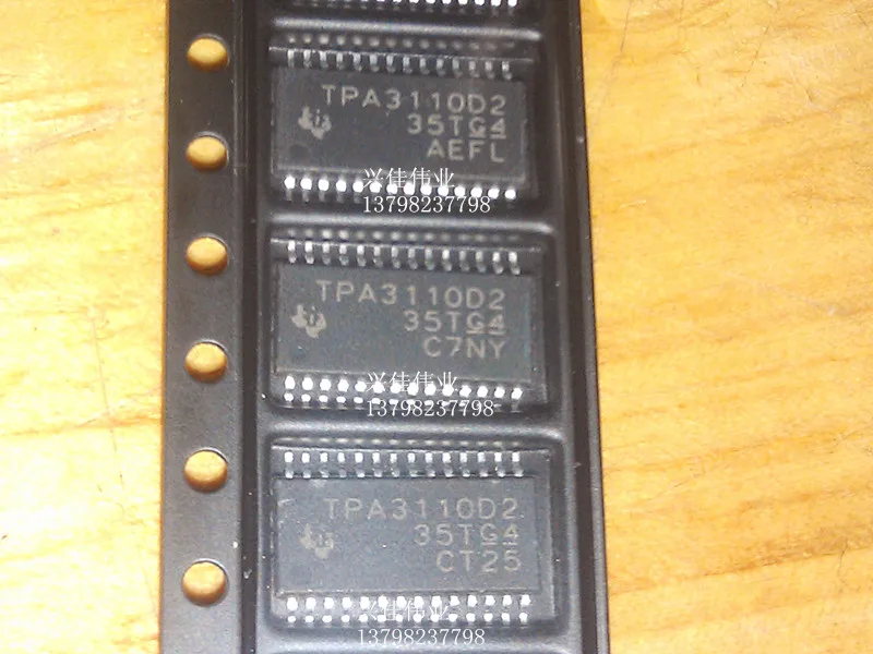 New TPA3110D2PWPR TPA3110D2 audio power amplifier chip HTSSOP28in