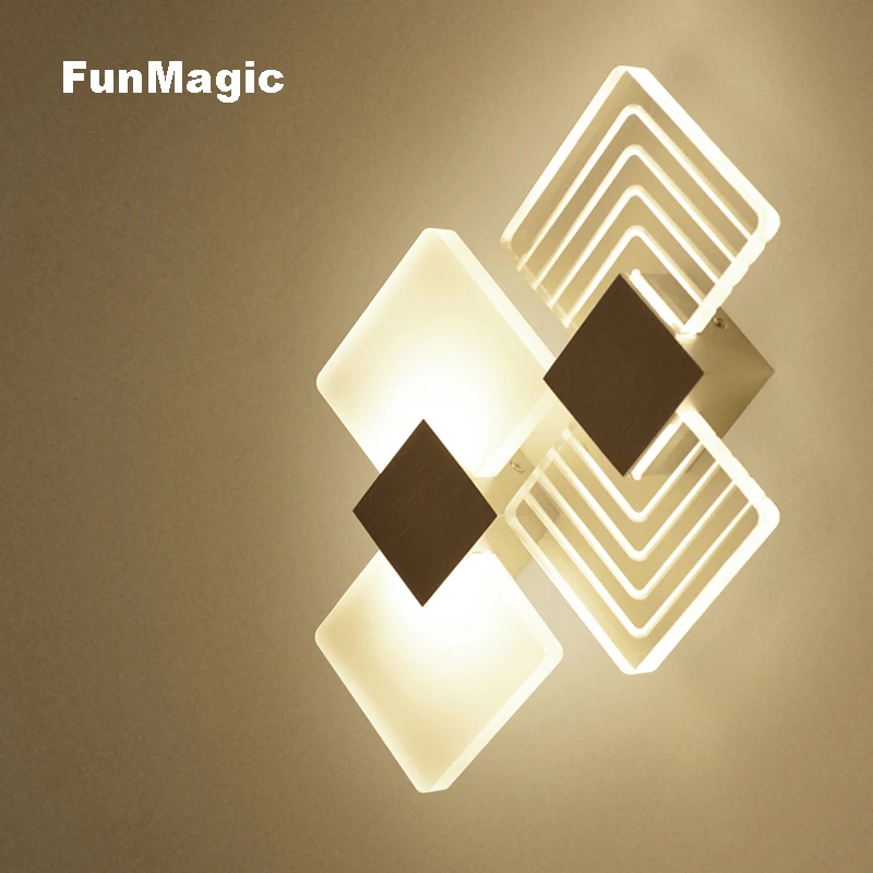 آخر-الحديثة هندسية شكل أدى الجدار مصباح السرير الحمام الغرور الجبهة مرآة ضوء الممر الممر الإضاءة الحائط الشمعدان