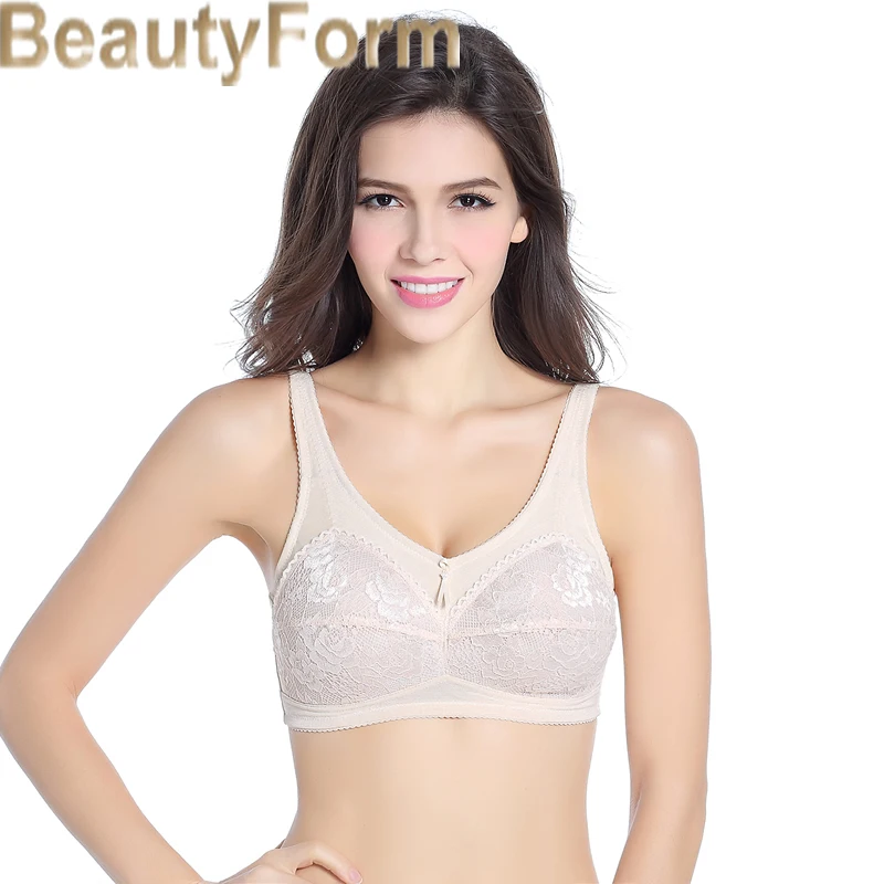 

8618Mastectomy Bra Comfort Pocket Bra for Silicone Breast Forms Artificial Breast Cover Brassiere Underwear