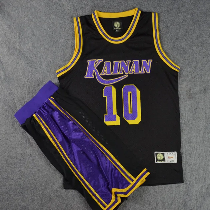 Slam Dunk Cosplay Costume KAINAN Small Forward No. 10 NOBUNGA KIYOTA