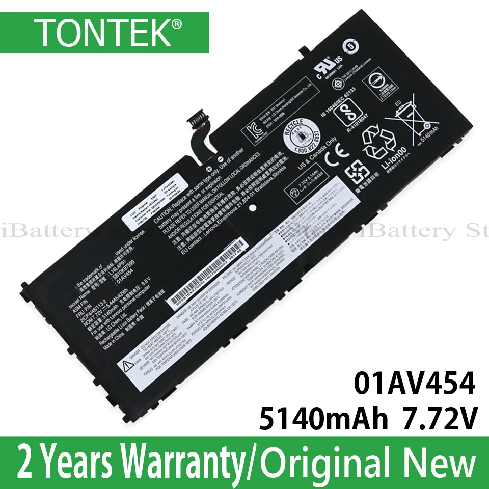 Подлинная батарея 01AV453 для Lenovo Thinkpad X1 Tablet GEN 3 L16L4P91 SB10K97599 01AV454 L16M4P91 SB10K97598 Batteria Akku |