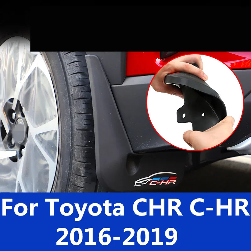 Для Toyota CHR C HR 2016 2019 брызговик оригинальное положение отверстия автомобиля мягкий
