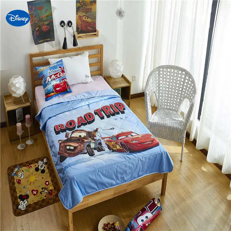 Disney Authentic Mcqueen Blanket Duvets Bedding Cotton Covers