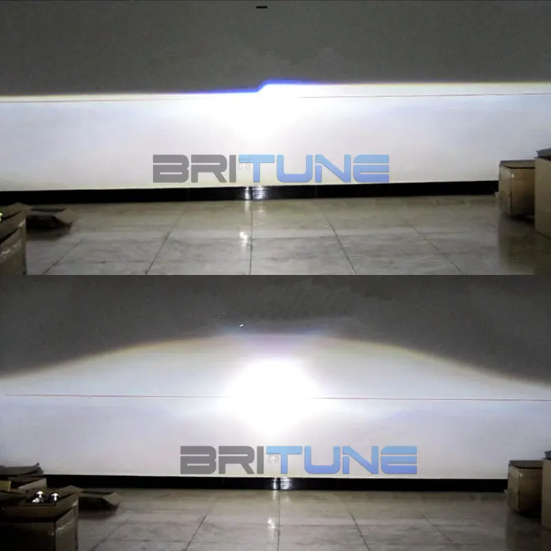 Special U Shape LED Angel Devil Eyes 2.5'' Mini Bi-xenon Projector Lens Daytime Running Lights For H4 H7 Cars Auto Headlight DIY
