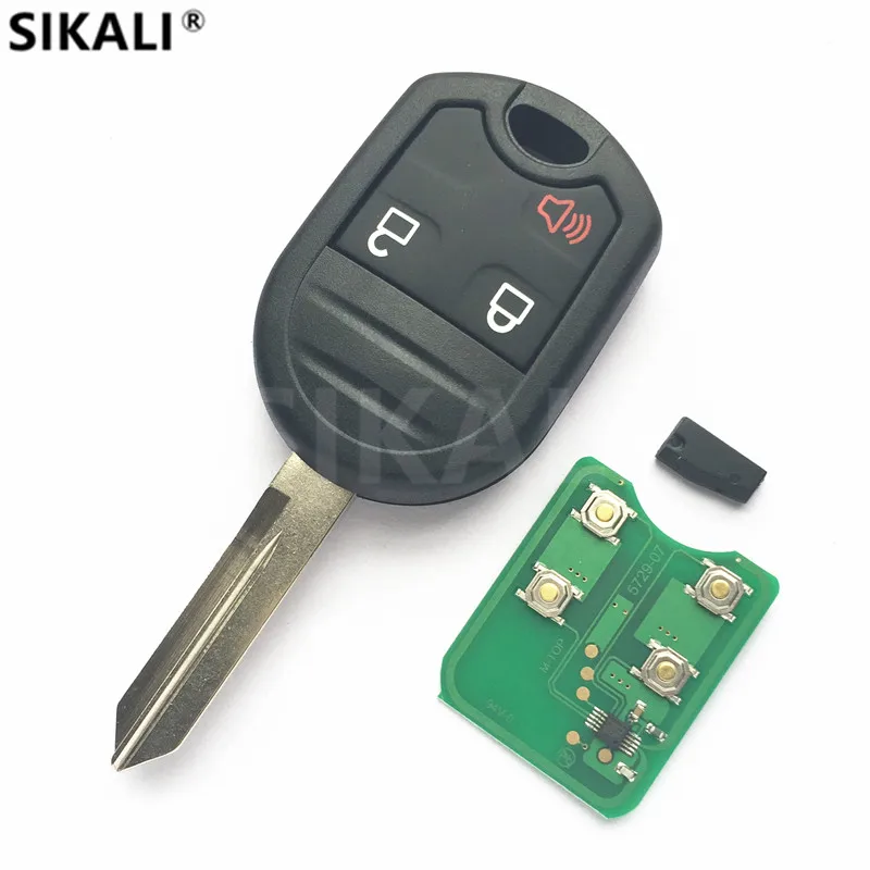 

3 Buttons Remote Car Key for Ford Explorer Edge Raptor Escape Maverick Kuga Chip, 315MHz or 433MHz