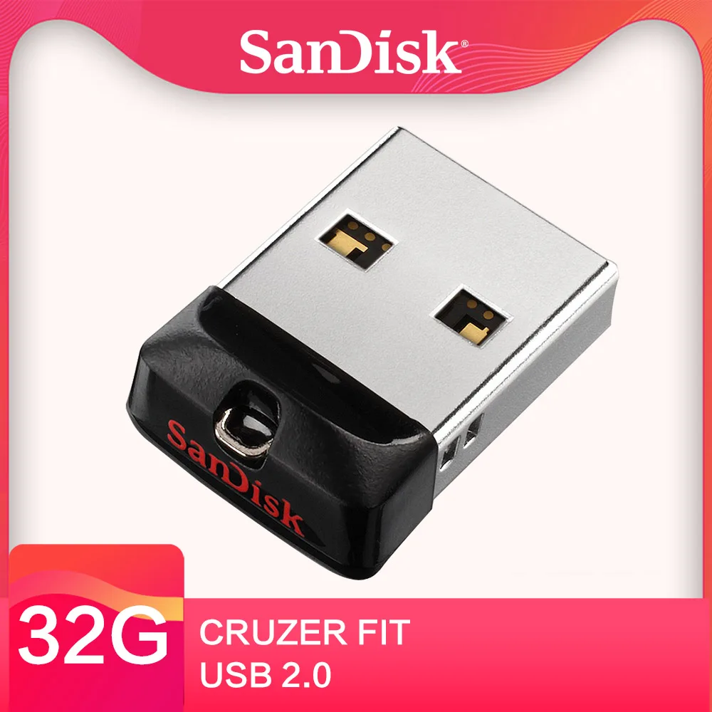 USB-флеш-накопитель SanDisk CZ33 Cruzer Fit 32/16/64 ГБ USB 2 0 | Компьютеры и офис