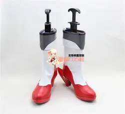 Kantai Коллекция акицусима Камо Обувь для девочек белый Косплэй Обувь Сапоги и ботинки для девочек X002
