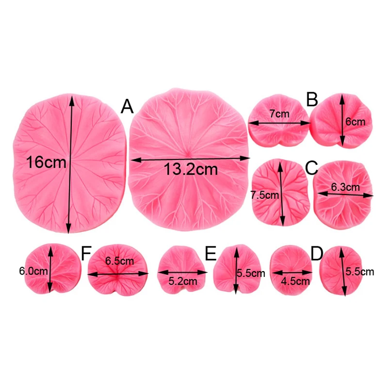 Силиконовая форма в форме листа лотоса, форма для помадки, инструмент для украшения торта, форма для шоколада, формы для гумпаста, сахарное ремесло, кухонные гаджеты